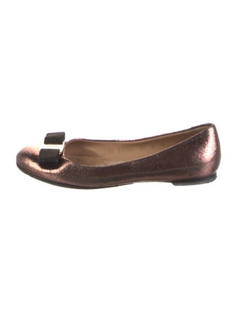 Salvatore Ferragamo Leather Flats