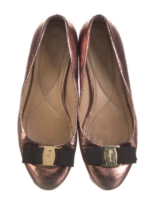 Salvatore Ferragamo Leather Flats