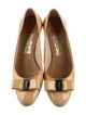 Salvatore Ferragamo Vara Bow Accent Patent Leather Flats
