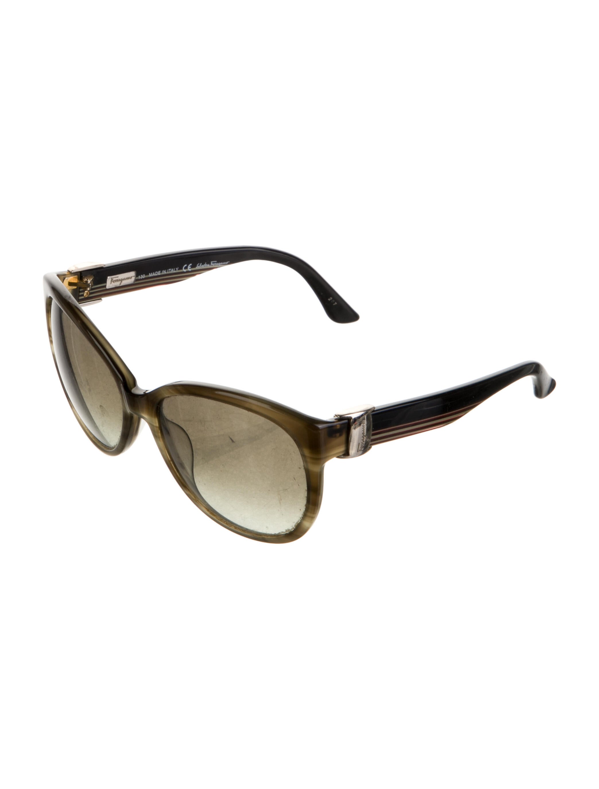 Salvatore Ferragamo Cat-Eye Tinted Sunglasses