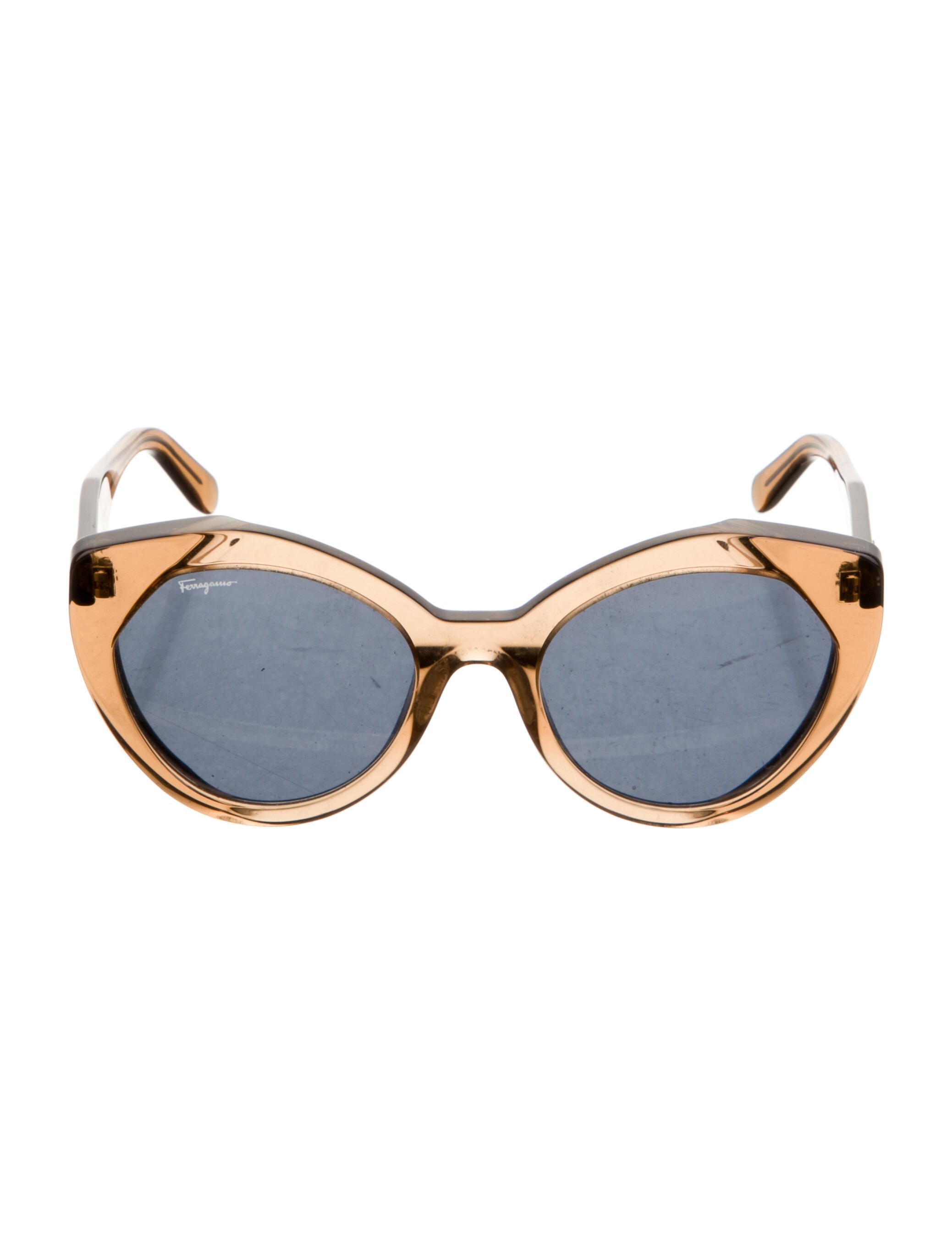 Salvatore Ferragamo Gancini Logo Cat-Eye Sunglasses