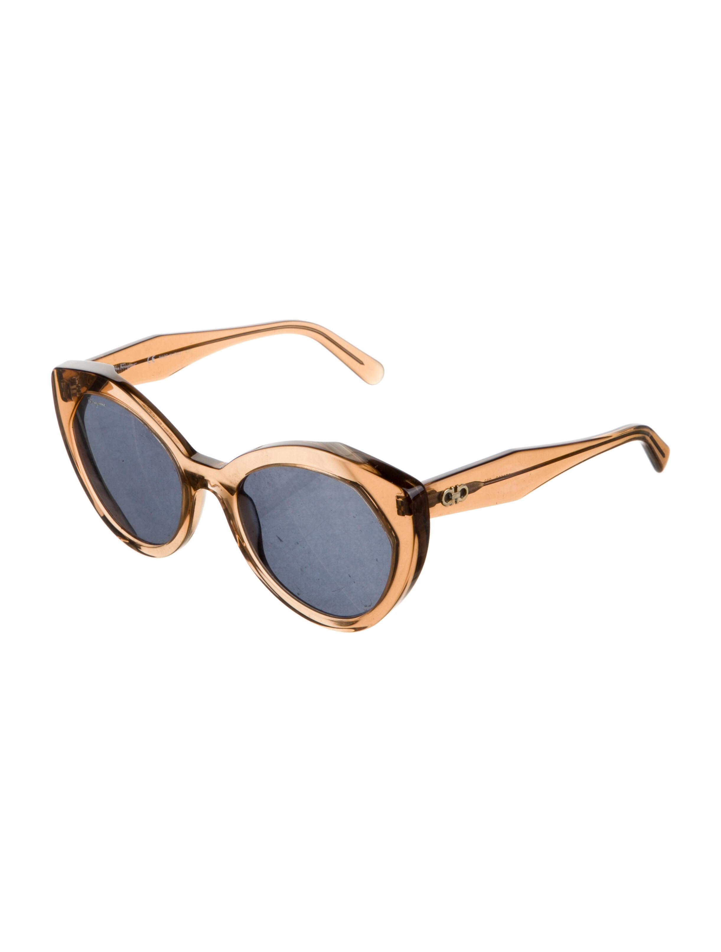 Salvatore Ferragamo Gancini Logo Cat-Eye Sunglasses