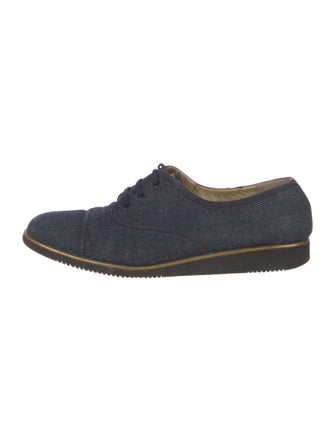 Salvatore Ferragamo Denim Oxfords