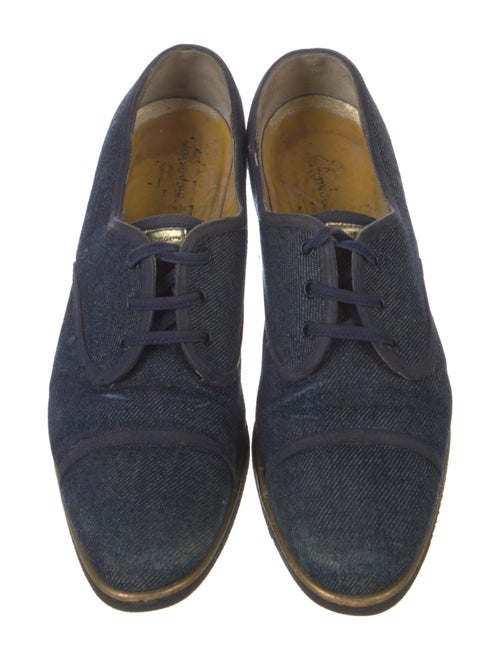 Salvatore Ferragamo Denim Oxfords