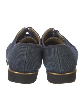 Salvatore Ferragamo Denim Oxfords