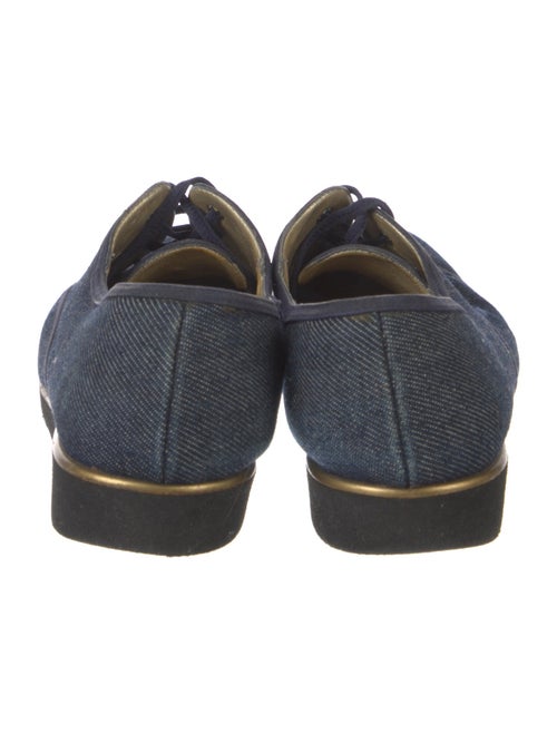 Salvatore Ferragamo Denim Oxfords