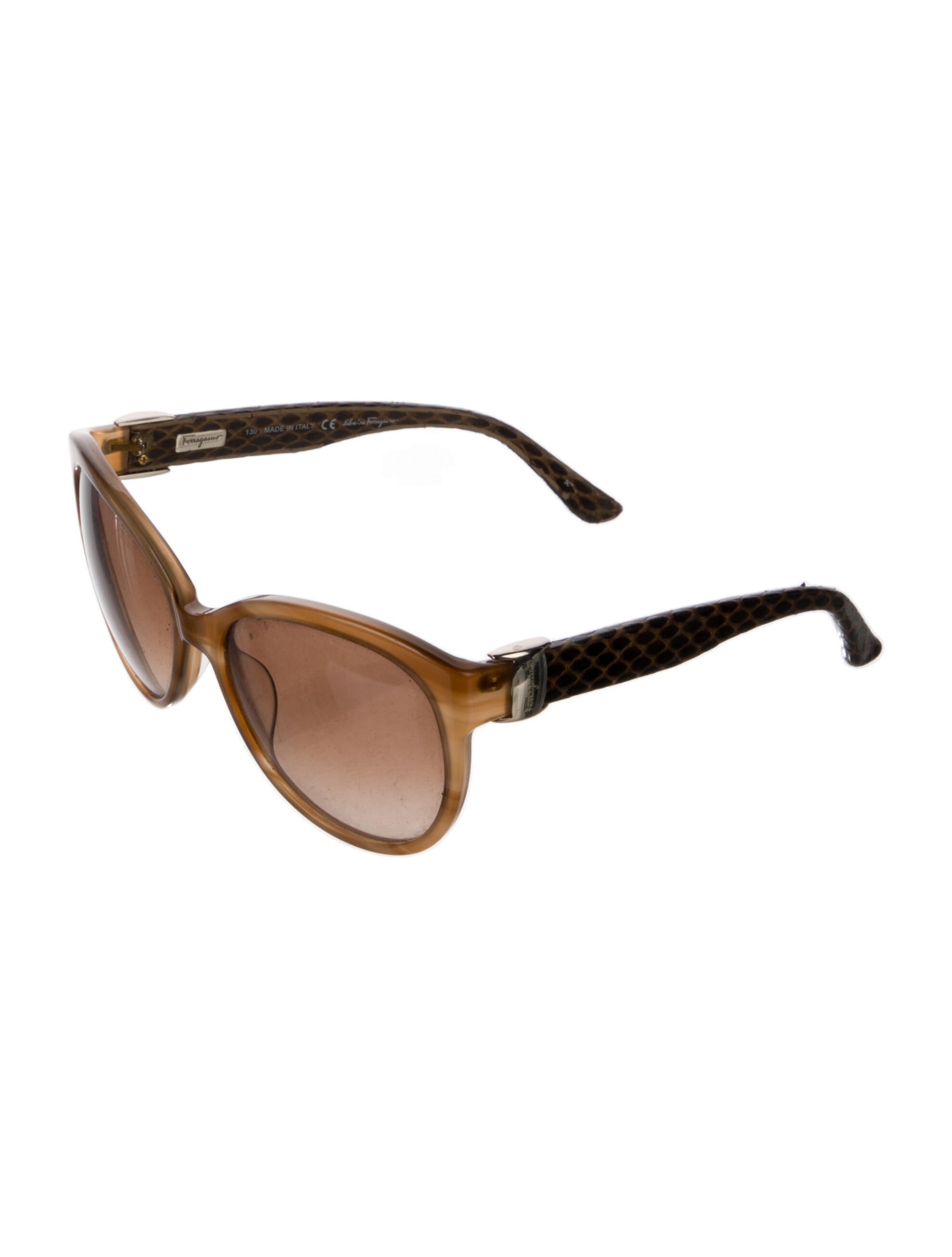 Salvatore Ferragamo Cat-Eye Tinted Sunglasses