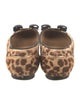 Salvatore Ferragamo Vara Bow Accent Ponyhair Flats