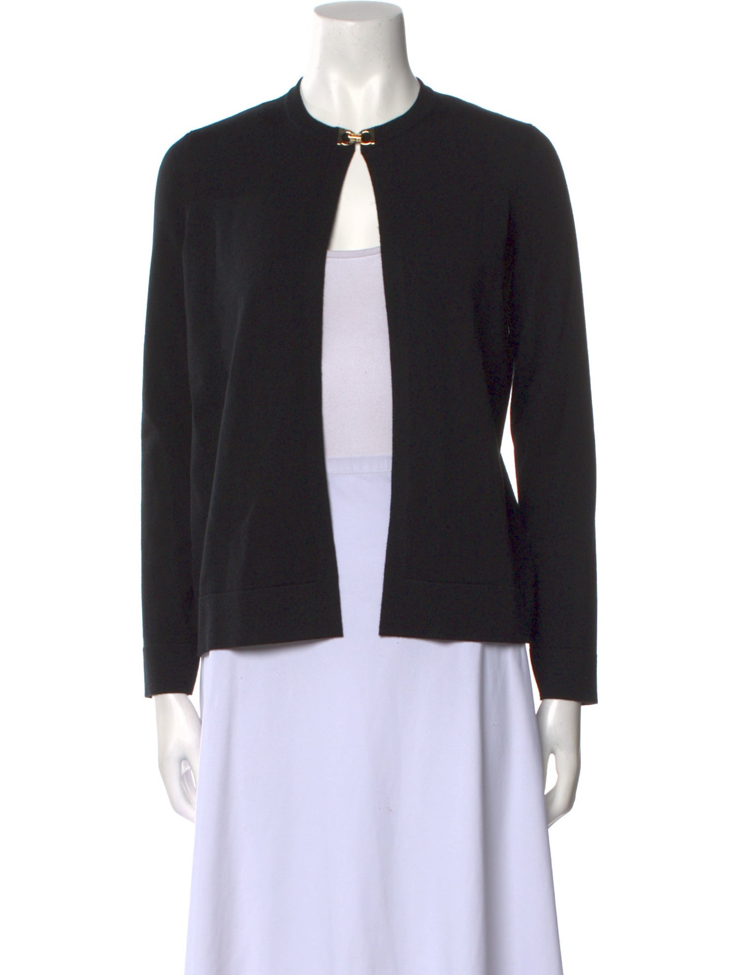 Salvatore Ferragamo Virgin Wool Crew Neck Sweater