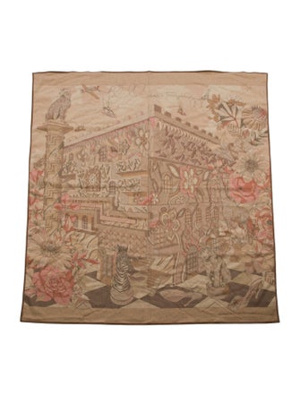 Salvatore Ferragamo Cashmere-Blend Throw Blanket