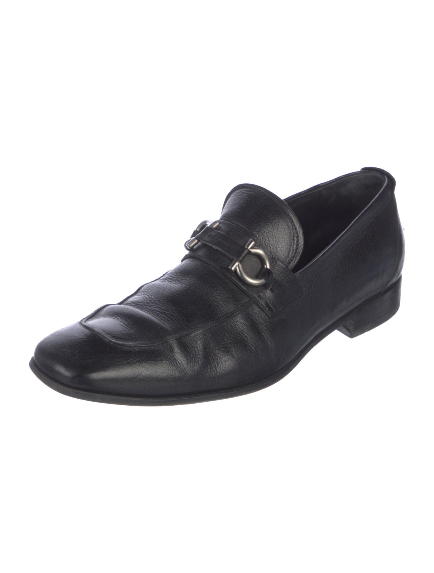 Salvatore Ferragamo Leather Dress Loafers