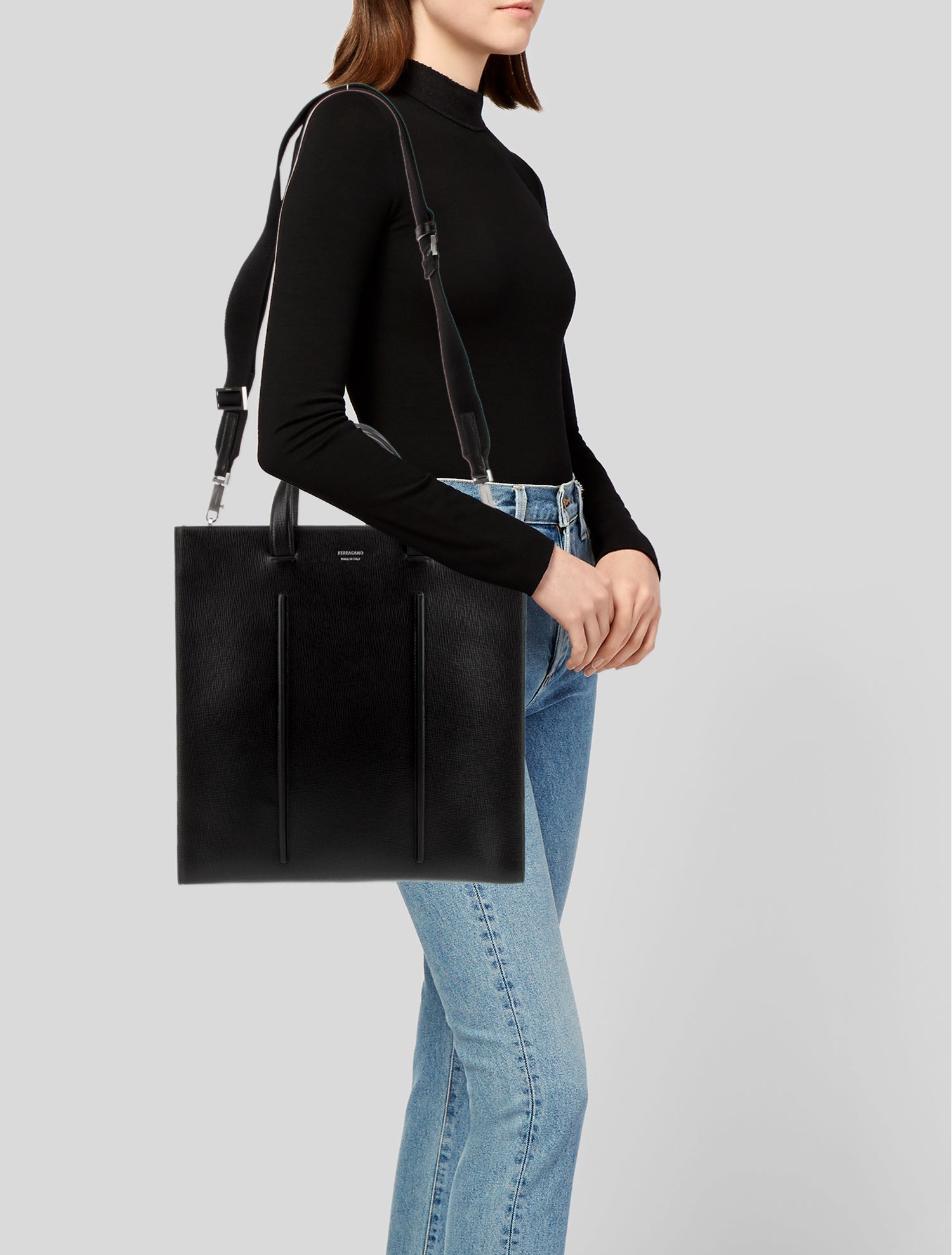 Ferragamo Leather Tote