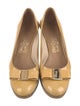 Salvatore Ferragamo Vara Bow Accent Patent Leather Pumps