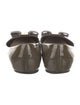 Salvatore Ferragamo Vara Bow Accent Patent Leather Flats