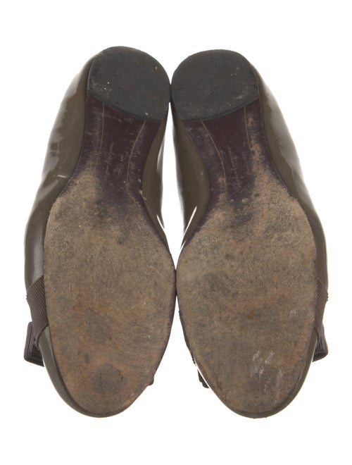 Salvatore Ferragamo Vara Bow Accent Patent Leather Flats