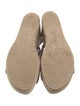 Salvatore Ferragamo Leather Lasercut Accents Espadrilles