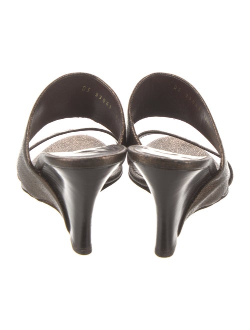 Salvatore Ferragamo Leather Slides