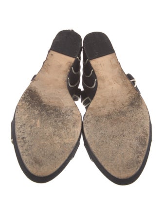 Salvatore Ferragamo Canvas Striped Sandals