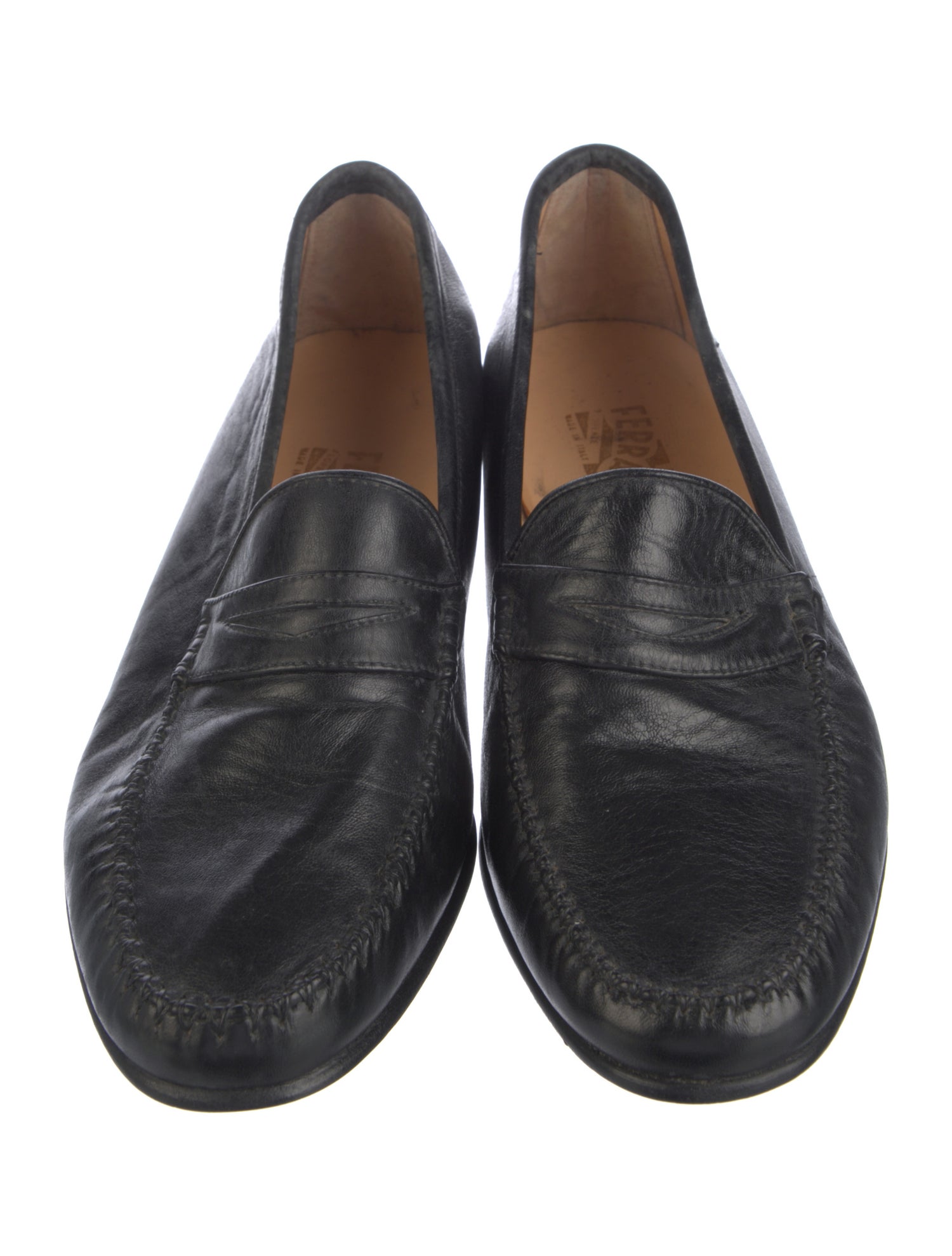 Salvatore Ferragamo Leather Dress Loafers