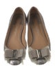 Salvatore Ferragamo Sequins Bow Accents Flats