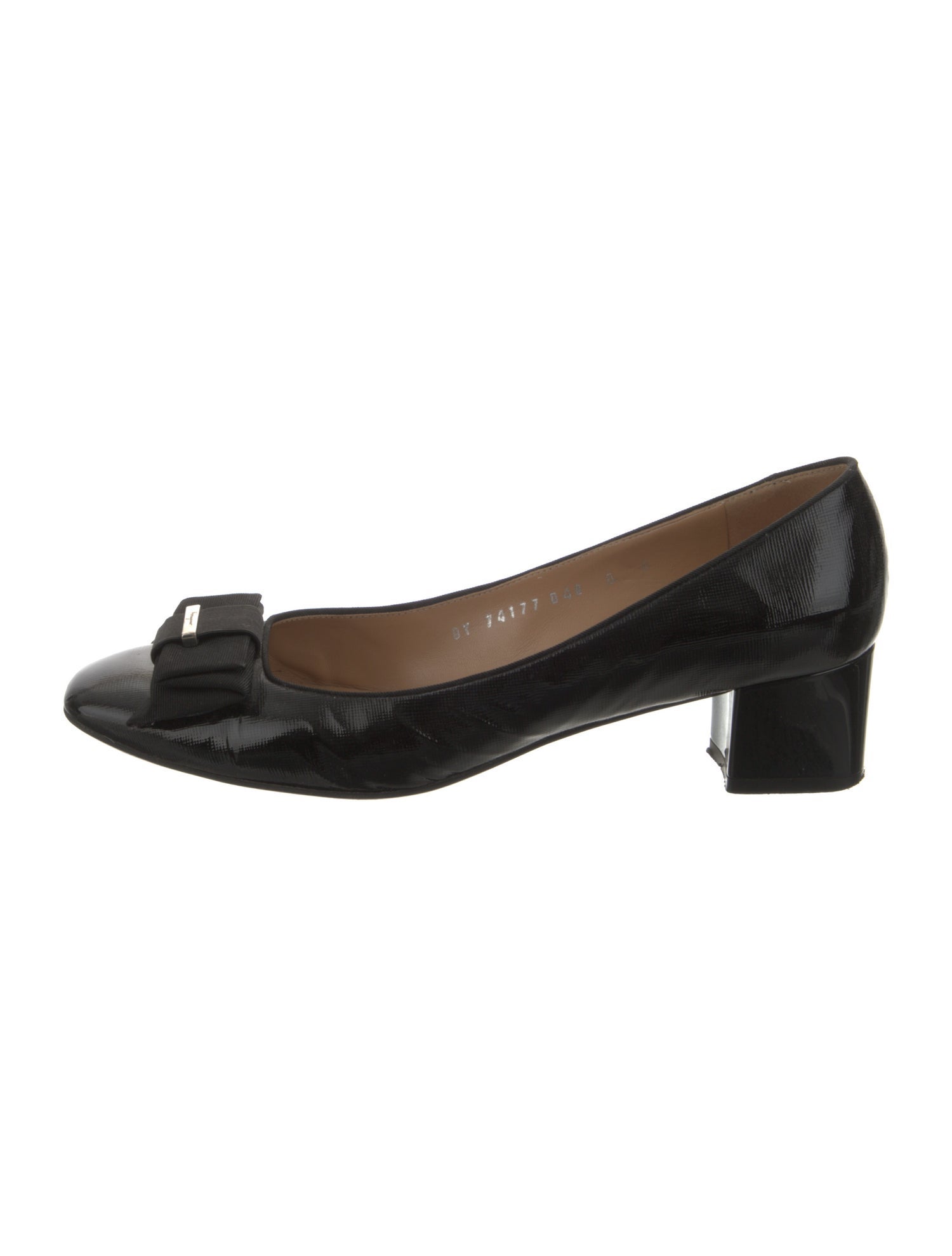 Salvatore Ferragamo Vara Bow Accent Patent Leather Pumps