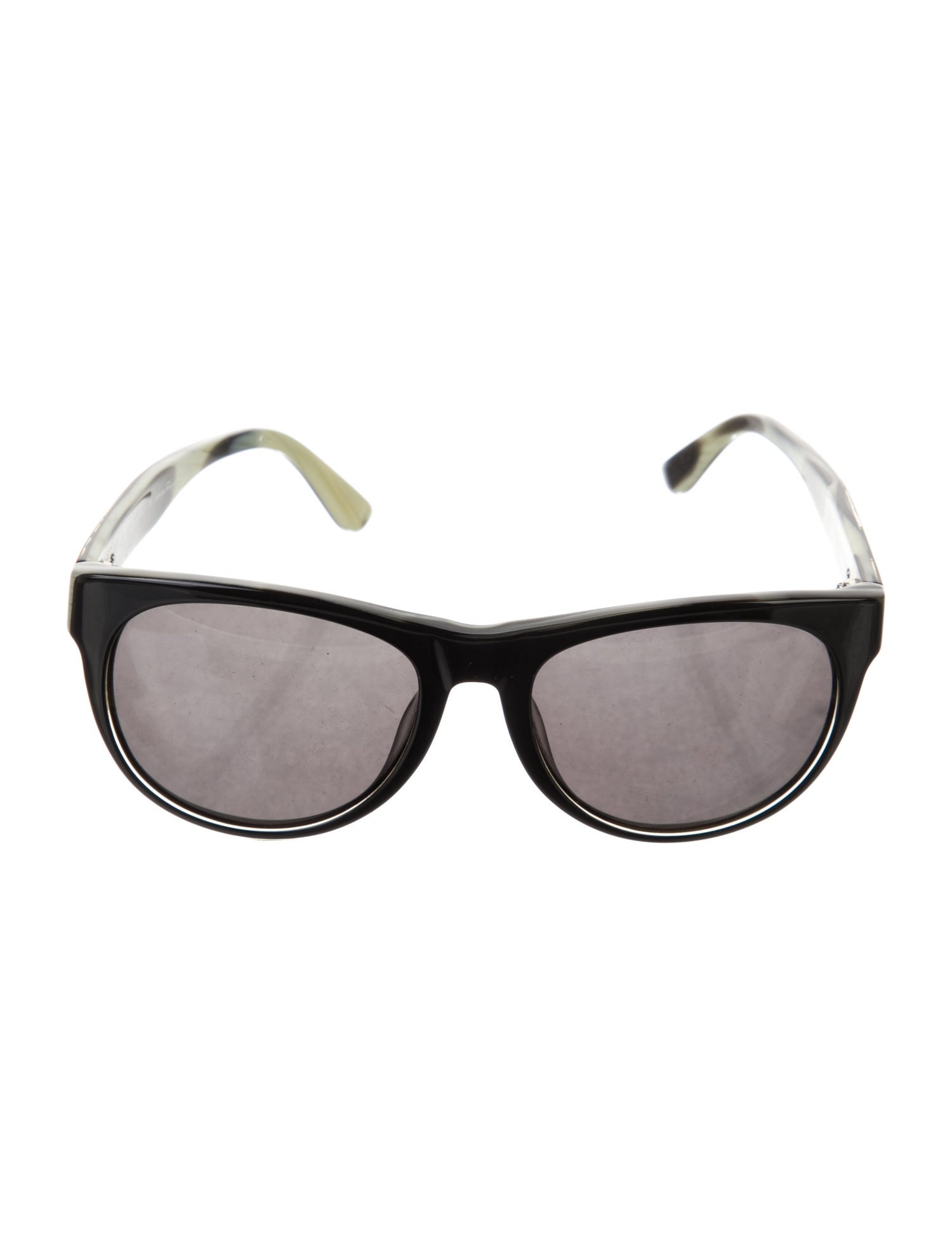Salvatore Ferragamo Round Mirrored Sunglasses