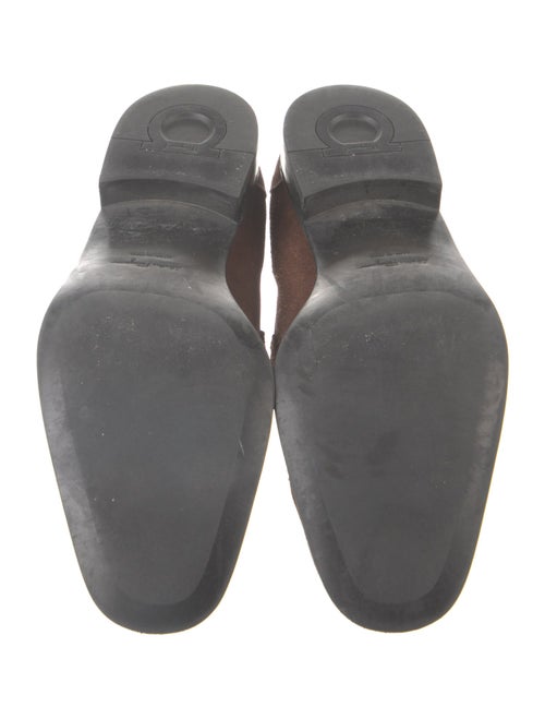 Salvatore Ferragamo Suede Dress Loafers