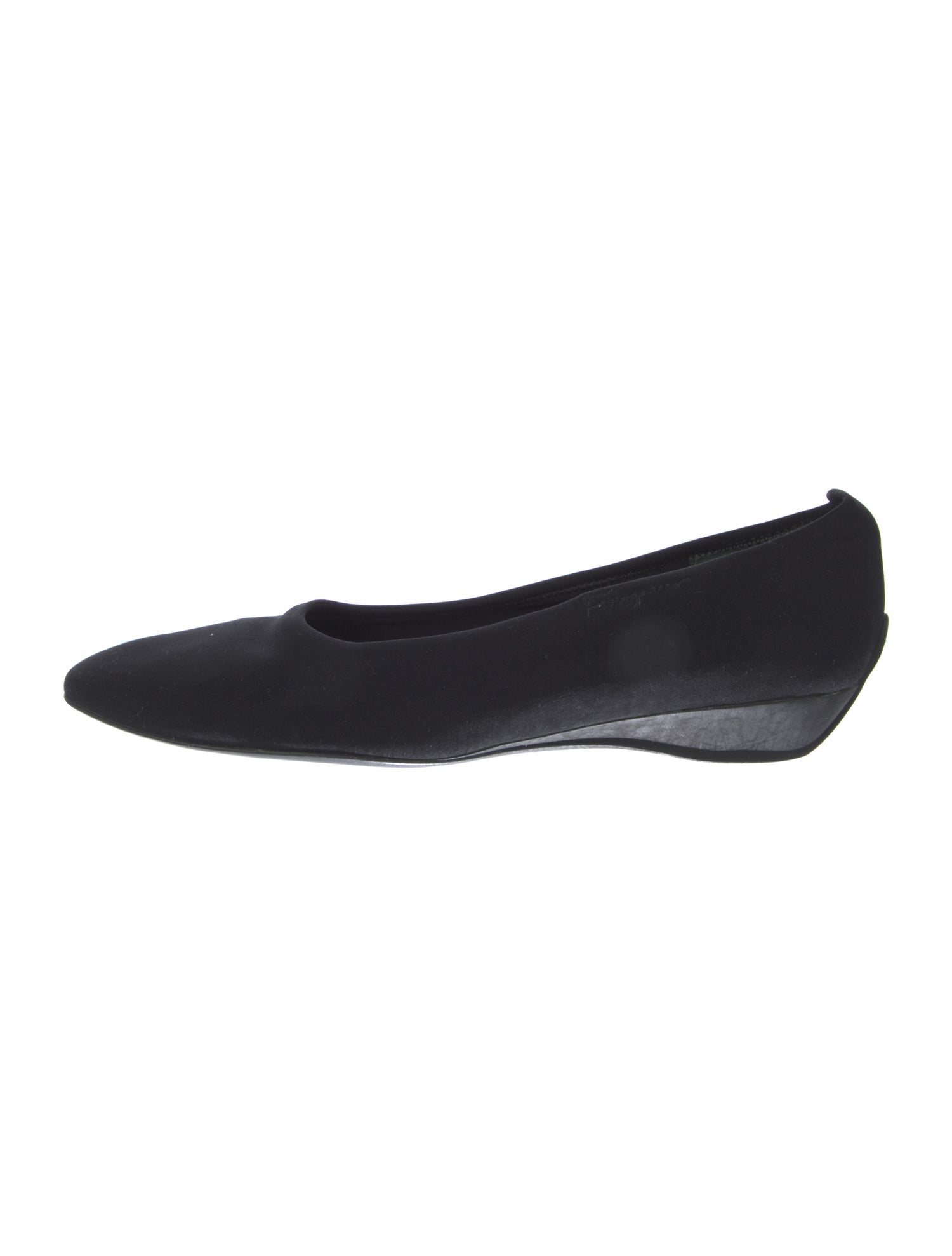 Salvatore Ferragamo Nylon Ballet Flats