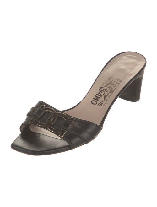 Salvatore Ferragamo Patent Leather Slides