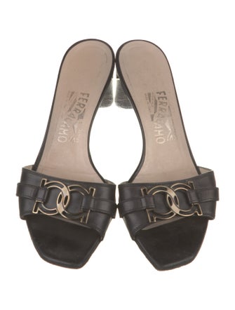 Salvatore Ferragamo Patent Leather Slides