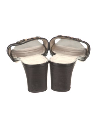 Salvatore Ferragamo Patent Leather Slides