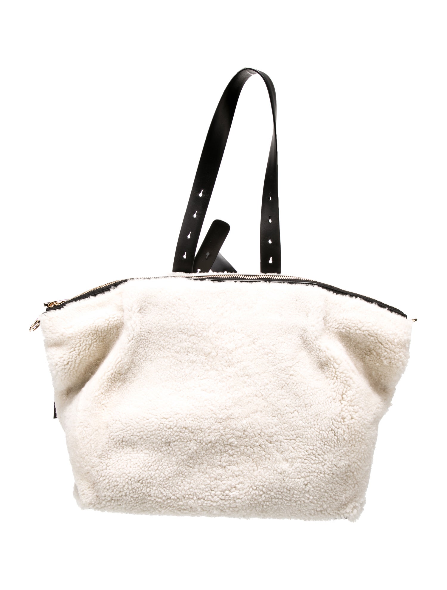 Salvatore Ferragamo Shearling Tote