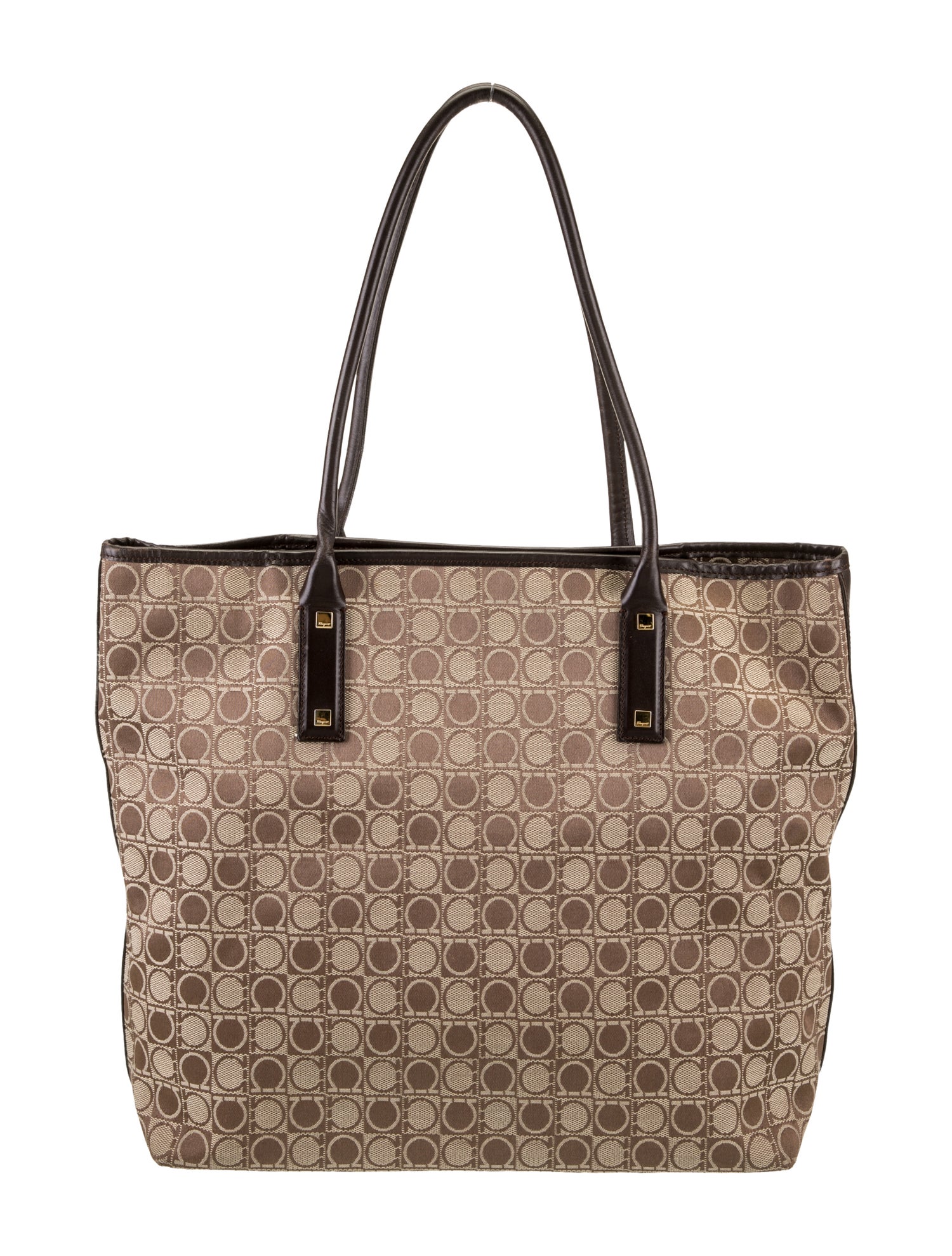 Salvatore Ferragamo Tweed Tote