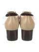 Salvatore Ferragamo Leather Bow Accents Flats