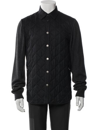 Salvatore Ferragamo Wool Utility Jacket