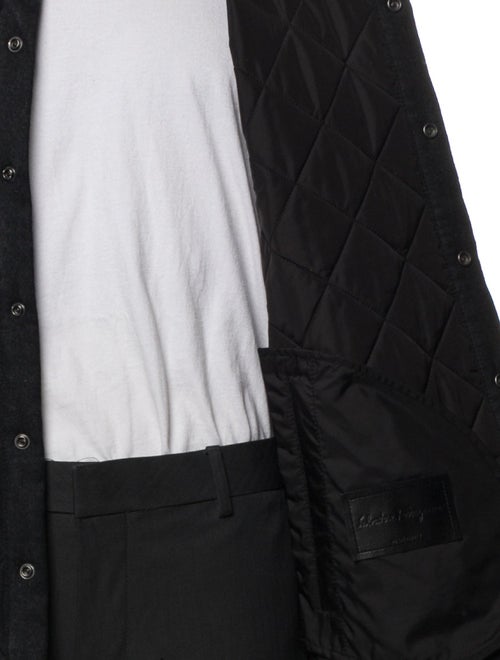 Salvatore Ferragamo Wool Utility Jacket