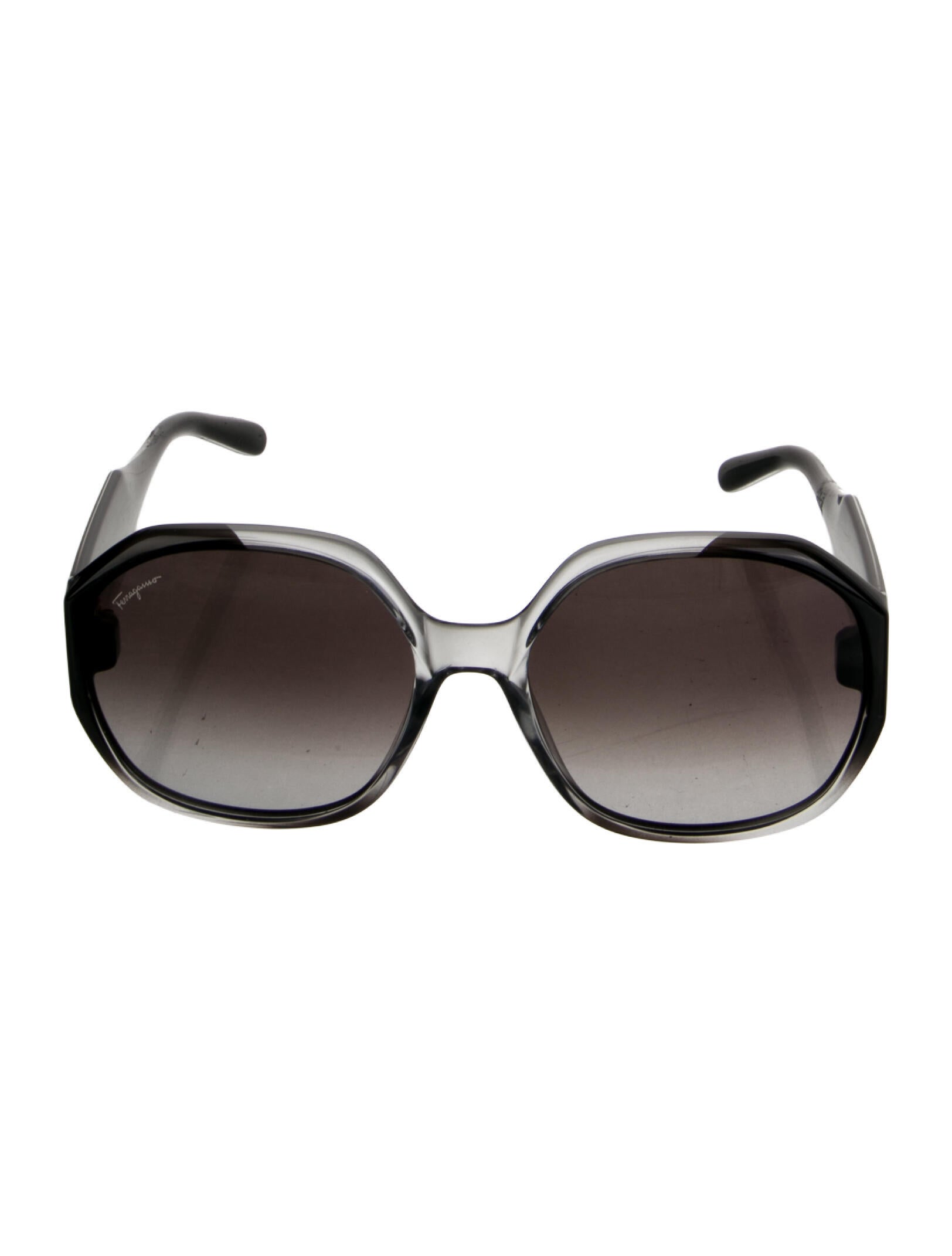 Salvatore Ferragamo Oversize Gradient Sunglasses