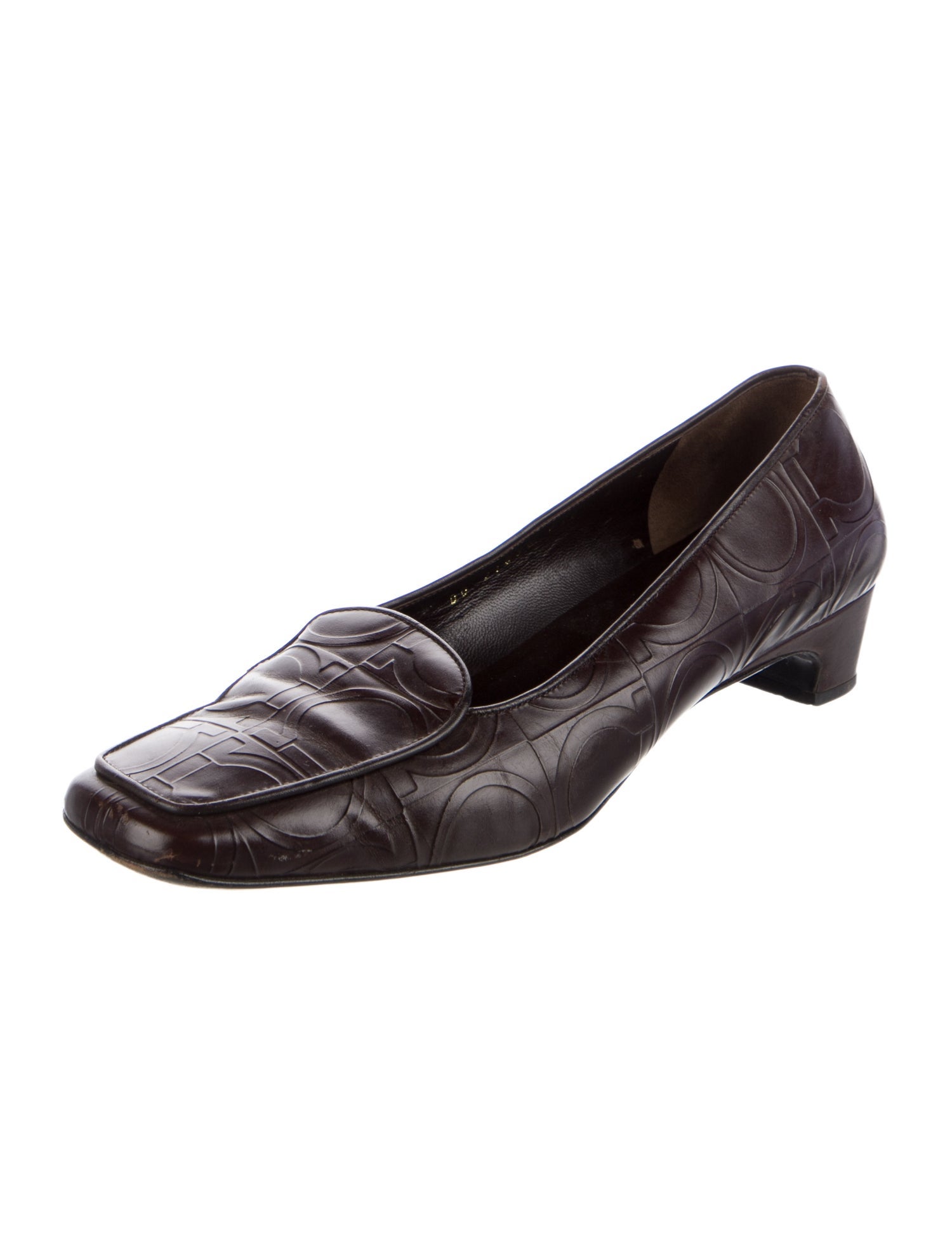 Salvatore Ferragamo Leather Flats