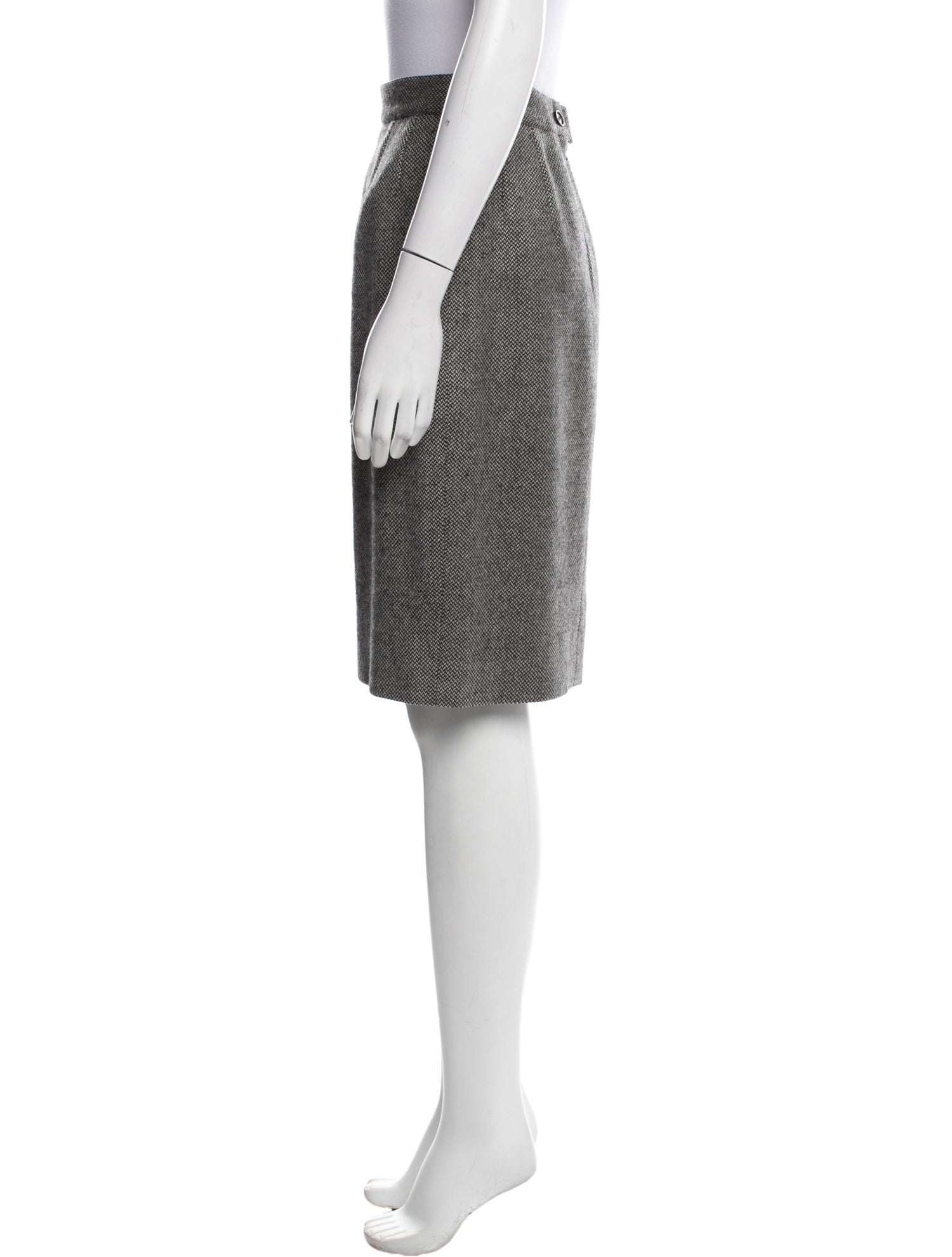 Salvatore Ferragamo Wool Knee-Length Skirt