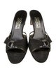 Salvatore Ferragamo Vara Bow Accent Bow Accents Slides