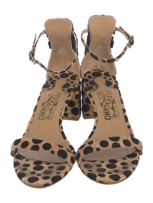 Salvatore Ferragamo Animal Print Sandals
