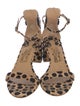 Salvatore Ferragamo Animal Print Sandals