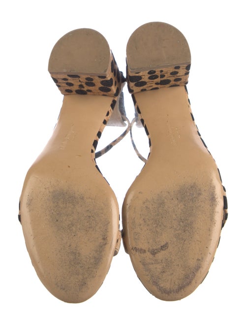 Salvatore Ferragamo Animal Print Sandals