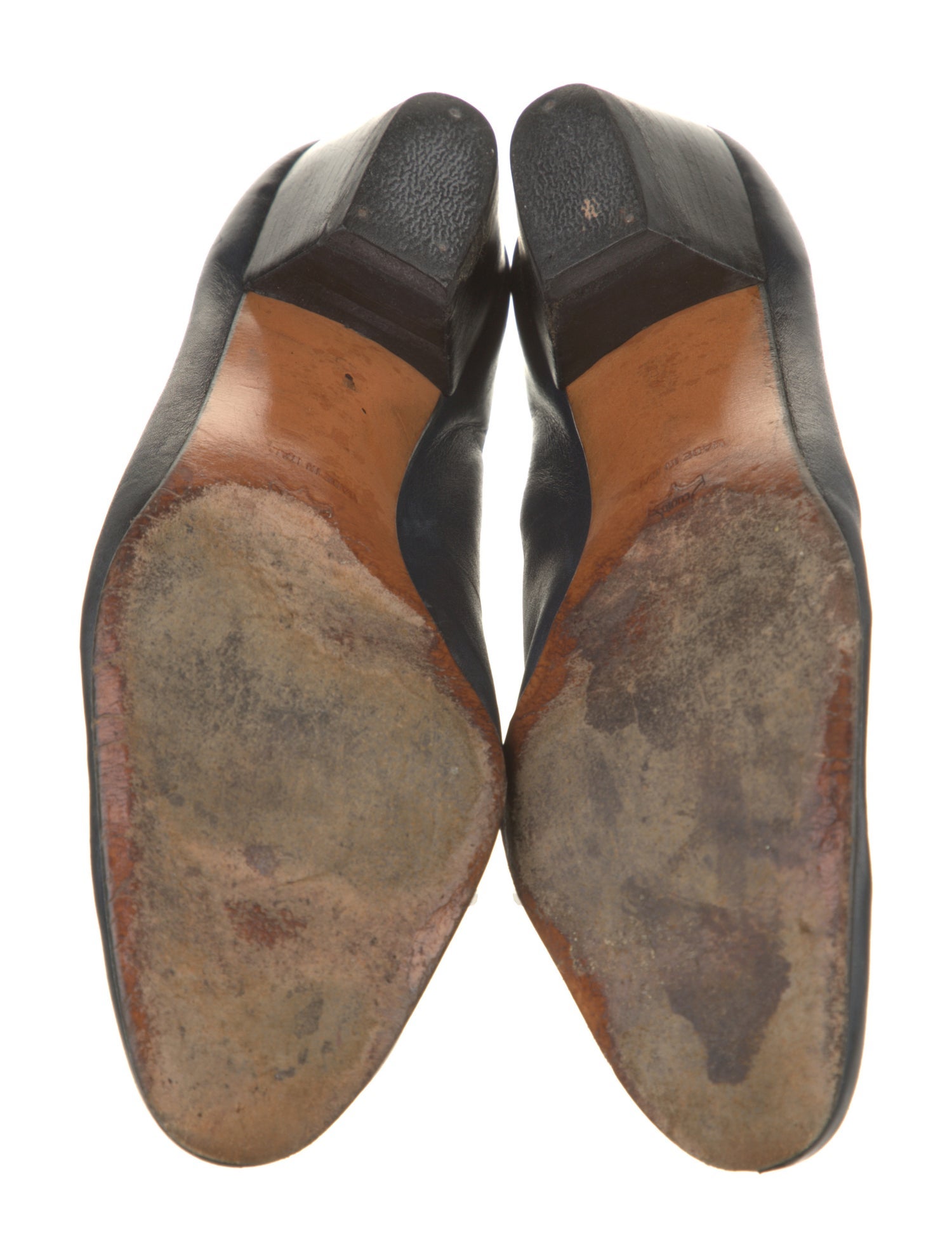 Salvatore Ferragamo Gancini Logo Leather Loafers