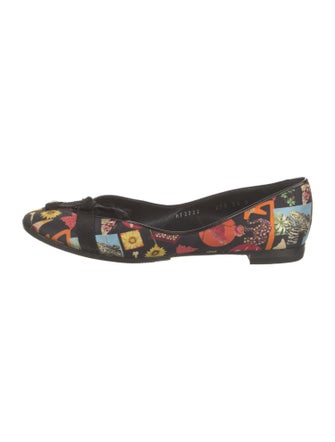 Salvatore Ferragamo Printed Flats