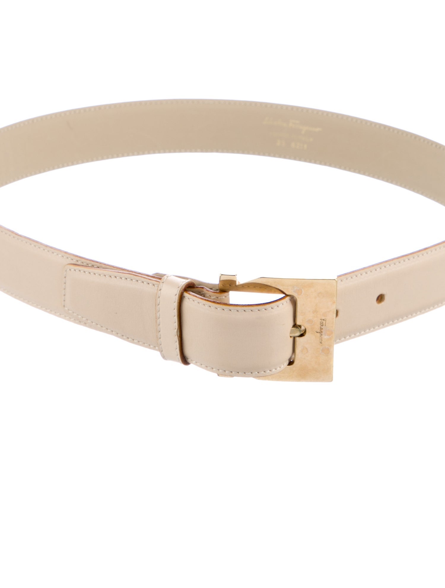 Salvatore Ferragamo Skinny Leather Waist Belt