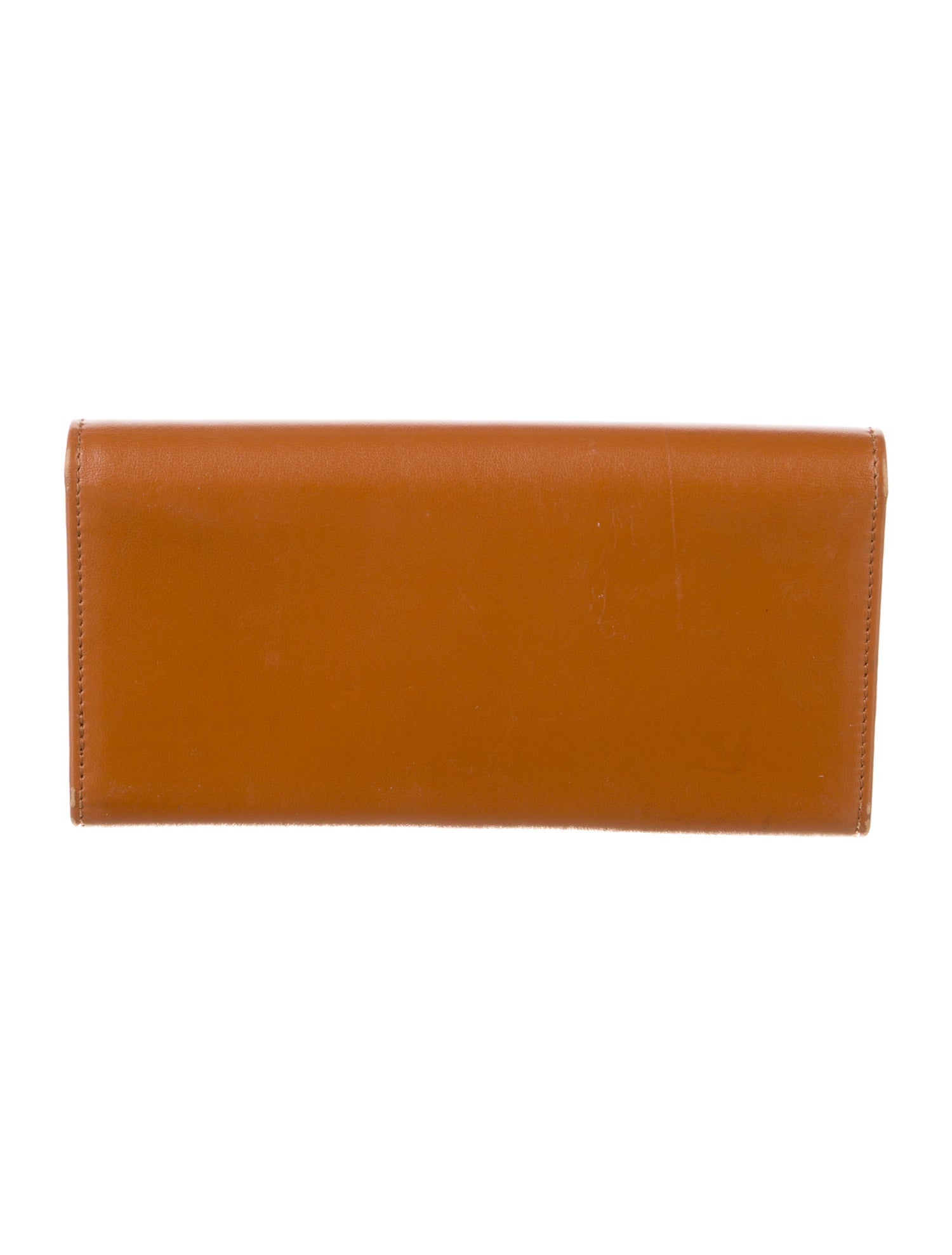 Salvatore Ferragamo Leather Printed Continental Wallet