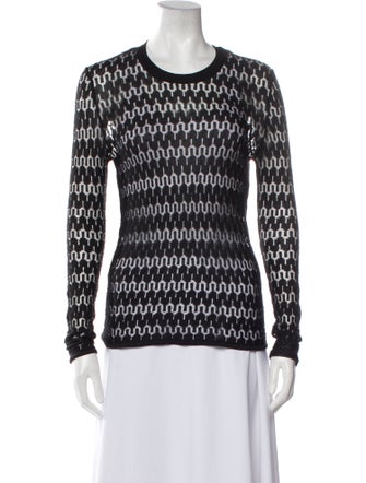 Salvatore Ferragamo Silk Printed Sweater