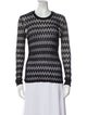 Salvatore Ferragamo Silk Printed Sweater
