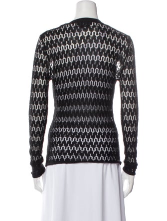 Salvatore Ferragamo Silk Printed Sweater